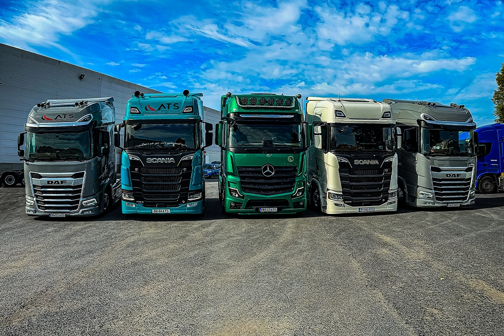 camioane pregatite pentru transport frigorific international
