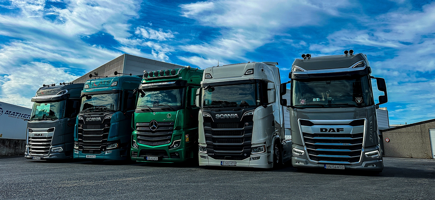 camioanele firmei Amira Total Spedition pentru transport frigorific